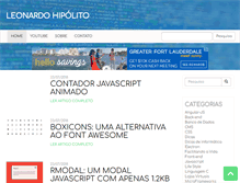 Tablet Screenshot of leonardohipolito.com